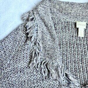 Chico's Lavendar sparkle sweater jacket size 0